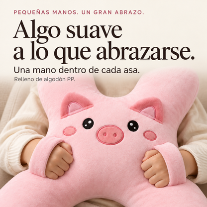 Cojín abrazable para dormir en el coche